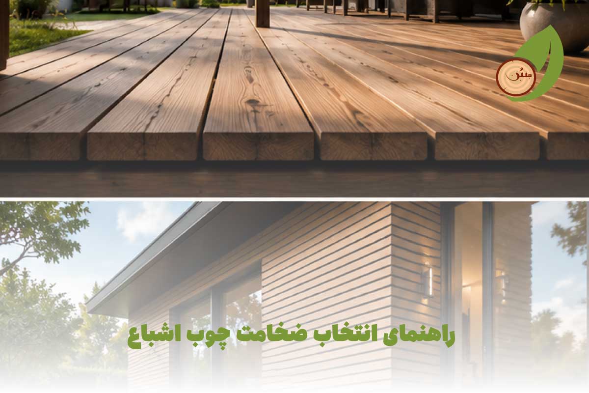 راهنمای انتخاب ضخامت چوب اشباع